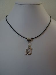 20 pcs love music symbol g clef quaver note tibetan silver fun pendant necklace cord - Online Halloween Music 20 pcs love music symbol g clef quaver note tibetan silver fun pendant necklace cord - Online Halloween Music