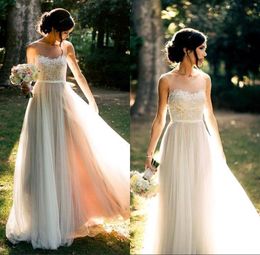 Flowing Wedding Dresses