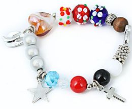 Freeshipping The Vogue Diy Handicraft String Bead Bracelet Elegant Wood Metal Alloy Azure Stone Ladys Wholesales Freeshipping The Vogue Diy Handicraft String Bead Bracelet Elegant Wood Metal Alloy Azure Stone Ladys Wholesales