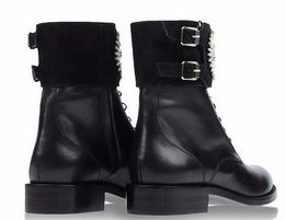 women's lace up biker boots uk