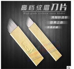 Make-up Patrone Nadeln 1 P 3 P 10 Stücke Einweg Schraube Permanent Make-up Tattoo Nadeln Augenbraue Lippen Microblading Tattoo Maschine Verkaufsrabatt 50-70% Tattoo-nadeln