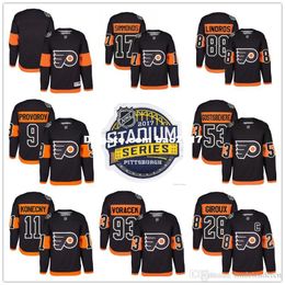 flyers 53 shayne gostisbehere black 2017 stadium series stitched nhl flyers stadium series jersey 2017