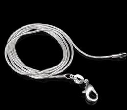 1PCS 16-30inch jewelry 925 Silver SMOOTH Chain Necklace For Pendant Wholesale 1PCS 16-30inch jewelry 925 Silver SMOOTH Chain Necklace For Pendant Wholesale