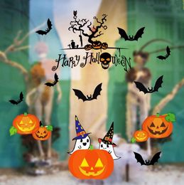 5070cm 8 styles happy halloween household room wall sticker mural decor decal removable skeleton decor halloween decoration gifts kka2819 happy halloween - Halloween Decorations On Sale 5070cm 8 styles happy halloween household room wall sticker mural decor decal removable skeleton decor halloween decoration gifts kka2819 happy halloween - Halloween Decorations On Sale