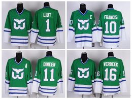 hartford whalers green jersey