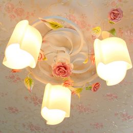 Pastoral Flowers Princess Room Ceiling Lamp Fixtures Romantic Living Room Ceiling Lights Dining Room Bedroom Ceiling Lamps Romantic Bedroom Light Fixtures Pastoral Flowers Princess Room Ceiling Lamp Fixtures Romantic Living Room Ceiling Lights Dining Room Bedroom Ceiling Lamps Romantic Bedroom Light Fixtures