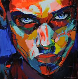 abstract facial paintings