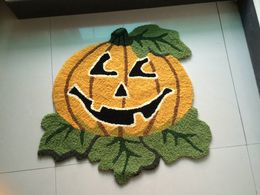 hand hooked halloween pumpkin mat living door mats carpet supplies embroidered porch doormat floor rug home decoration festival gift - Halloween Rug hand hooked halloween pumpkin mat living door mats carpet supplies embroidered porch doormat floor rug home decoration festival gift - Halloween Rug