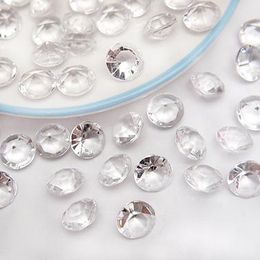 2000x Acrílico Cristal confeti de dispersión Boda Diamante 4 mm Florero Relleno