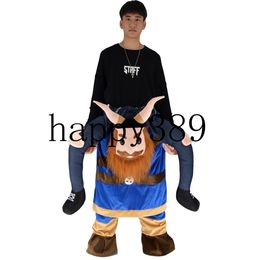 Horn piggyback pirate times oktoberfest Halloween back my mascots carry packsaddle mascot costume clothes