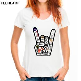 womens band tees