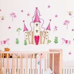 Strawberry Pink Butterflies Wall Stickers Room Home Decorations Self Adhesive
