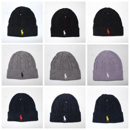 SIG Logo Unisex Cuffed Plain Skull Knitted Hat Beanie Cap Men Women Black