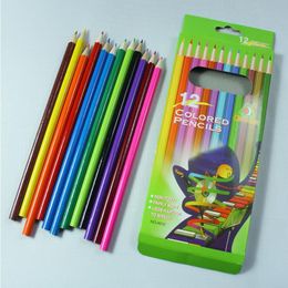 12 Colors Drawing Pencil Painting Supplies PrettyBaby Wooden Colored Pencils For Coloring Books Secret Garden Crayon Pen