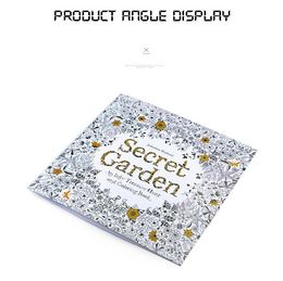 2017 NEWEST Adult Coloring Books 4 Designs Secret Garden Animal Kingdom Fantasy Dream Enchanted Forest 24 Pages Painting Colouring