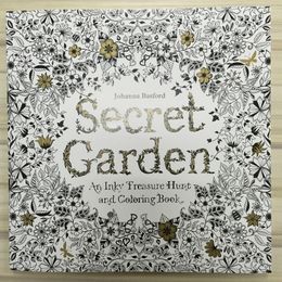 Secret Garden Coloring Books English Edition 96 Pages 25x25cm Kids Adult Graffiti Painting Drawing Book Kill Time And Stress Relieve Tool
