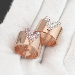 wholesale trade explosion full diamond ring 18 v titanium gold pink diamond ring couple full diamond ring letter - Wedding Rings Online wholesale trade explosion full diamond ring 18 v titanium gold pink diamond ring couple full diamond ring letter - Wedding Rings Online