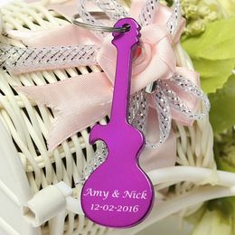 50x Personalized Wedding Party Favor Wedding Gift For Guest Guitar Shaped Bottle Opener Keychain Key Holder Wedding Day Giveaway 50x Personalized Wedding Party Favor Wedding Gift For Guest Guitar Shaped Bottle Opener Keychain Key Holder Wedding Day Giveaway