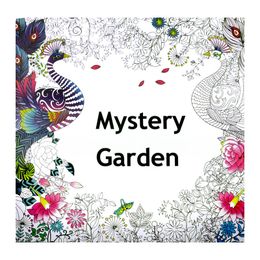 Coloring Book English Edition Books Mystery Garden Hand Painted Kids Adult Decompression The Enchanted Forest Relieve Stress 1 8tx H1 NZ109