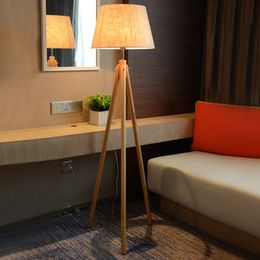 Floor Lamp Wood Canada Best Ing From Top Nordic Solid Wood Floor Lamps Simple Modern Vertical Fishing Lamp Lights Creative Study Bedroom Living Room Lighting