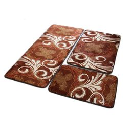 Decorative Kitchen Floor Mats Canada Best Ing 3pcs Set Doormat Non Slip Kitchen Carpet Bath Mat Home Entrance Floor Mats Hallway Area Rugs Decorative Foot Pad
