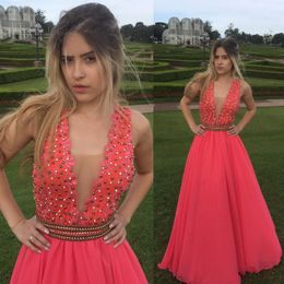 Watermelon Prom Dress UK
