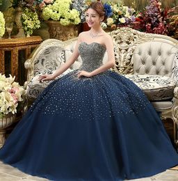 Vestidos De Fiesta New Dark Blue High Grade Sequins Sexy Tube Top Dresses Tulle Large Hand Beaded Pants Skirt Prom Dresses Dh1617 Vestidos De Fiesta New Dark Blue High Grade Sequins Sexy Tube Top Dresses Tulle Large Hand Beaded Pants Skirt Prom Dresses Dh1617