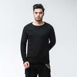 2018 Autumn Casual Latest Chinese Mens Knit Shirt Buckle Sets Of Fashion Trends Personalized Sweater Retro Woolen Pullover Men 2018 Autumn Casual Latest Chinese Mens Knit Shirt Buckle Sets Of Fashion Trends Personalized Sweater Retro Woolen Pullover Men