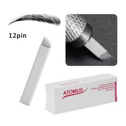 Make-up Patrone Nadeln 1 P 3 P 10 Stücke Einweg Schraube Permanent Make-up Tattoo Nadeln Augenbraue Lippen Microblading Tattoo Maschine Verkaufsrabatt 50-70% Tattoo-nadeln