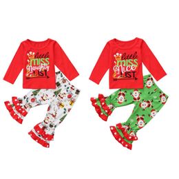 Remise Bebe Fille Tenue De Noel Pantalon A Volants 21 En Vente Sur Fr Dhgate Com