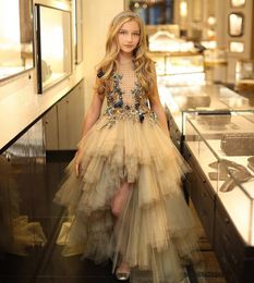 Discount Hot Teens Dresses Hot Sale High Low Beading Flower Girl Dresses Weddings Little Girls Discount Hot Teens Dresses Hot Sale High Low Beading Flower Girl Dresses Weddings Little Girls