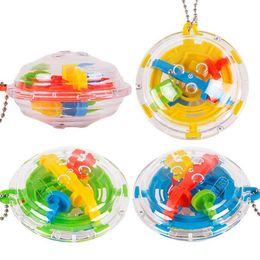 Home 3d Magic Intelligence Ball Educational Maze Cube Amazing Balance Toy For Kids Magic Rolling Globe Childrens Toys Birthday Gift
