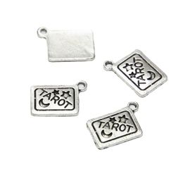 15 pcs Vintage Silver Metal Sun Look Pendant Charm DIY Jewelry Findings 20x16mm