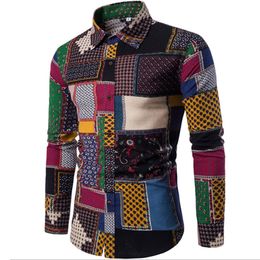 Fiori Camicia Uomo In Lino A OukXZiP