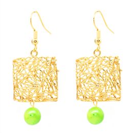 Qihit Za Nuevas Cuentas De Diseño Adornos De Oro Pendientes Qihit Za Nuevas Cuentas De Diseño Adornos De Oro Pendientes