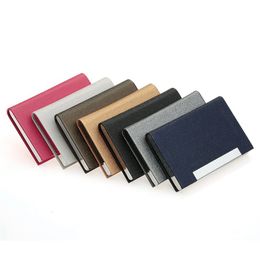 business cards file 2018 stainless steel pu business card files box portable multi color creative - Business Card File Box business cards file 2018 stainless steel pu business card files box portable multi color creative - Business Card File Box