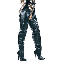 leather crotch boots for sale