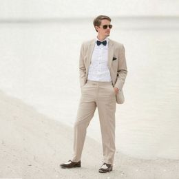 Linen Suits Groom Beach Wedding Canada Best Selling Linen Suits