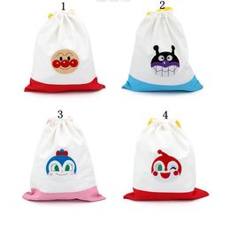 cartoon drawstring storage bag student travel canvas hanging bag mommy diaper bag halloween gift bags kids handbags 60pcs ooa5444 halloween print diapers