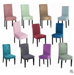 Solid Color Dining Room Chair Cover Spandex Stretch Polyester Seat Anti Dirty Protective Case For Wedding Party Restaurant Solid Color Dining Room Chair Cover Spandex Stretch Polyester Seat Anti Dirty Protective Case For Wedding Party Restaurant