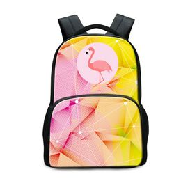 Pink Flamingo Playing Violin Backpack 17 Inch Large Laptop Backpack School Computer Bag Pink Flamingo Playing Violin Backpack 17 Inch Large Laptop Backpack School Computer Bag