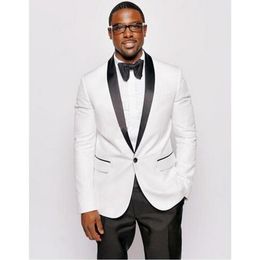 white dinner jacket black lapel