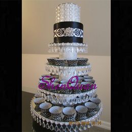 crystal wedding cake stand