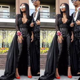 pantsuit with train prom