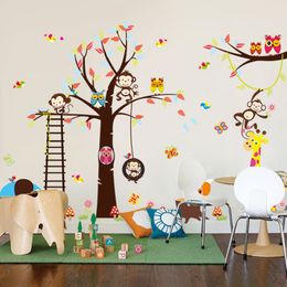 shop monkey tree nursery wall decals stickers uk monkey tree