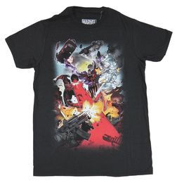 Authentic MARVEL COMICS Deadpool Crossed Slim Fit T-Shirt S M L XL 2XL NEW