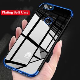 moda telefon sluchayah dlya huawei p smart case roskoshnye lazernoe pokrytie prozrachnyj myagkij yasno zadnyaya kryshka - coque huawei p smart 2019 fortnite