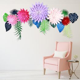 giant paper flowers multi size colors diy half made handmade fake creative flower home wedding party decoration 6 5zh6 ii