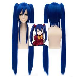 FAIRY TAIL Mirajane Strauss Pink Purple Styled Heat Resistent Cosplay Wig E103