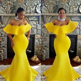 bright yellow formal dress